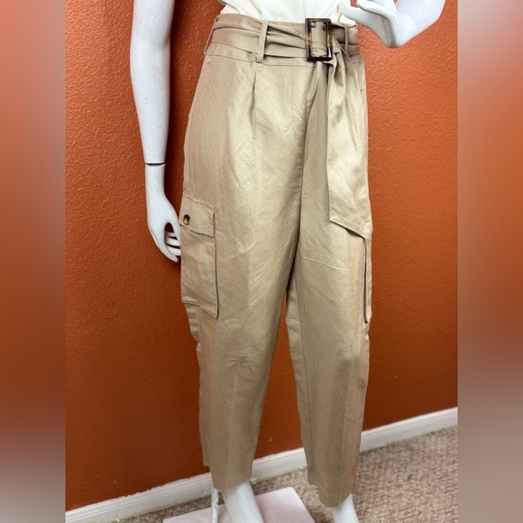 Express Women's Beige Utility Jumpsuit Size Small - Picture 16 of 16